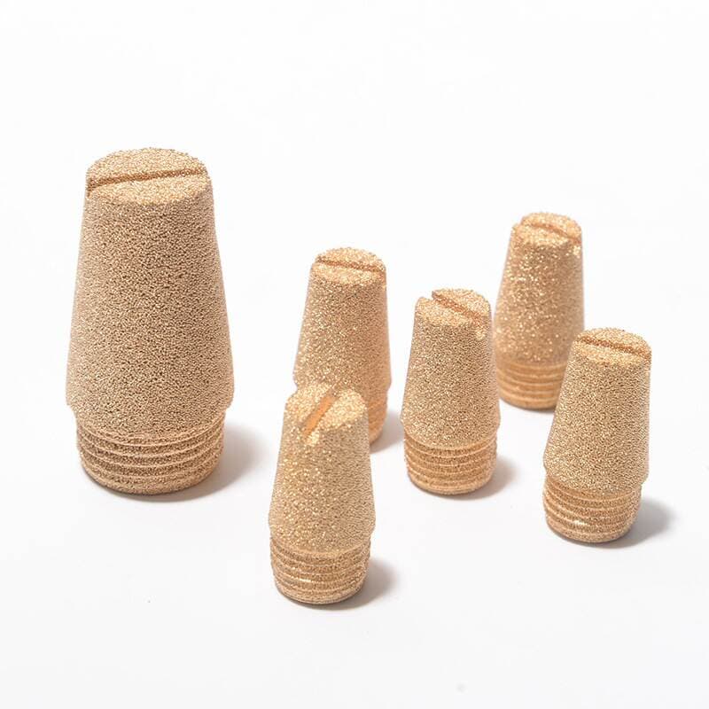 Customized Kuangxun D-Type Copper Silencer Noise Reduction High-Temperature Resistant Sintered Copper Filter Core Industrial Silencing Equipment Accessories Copper Core 4