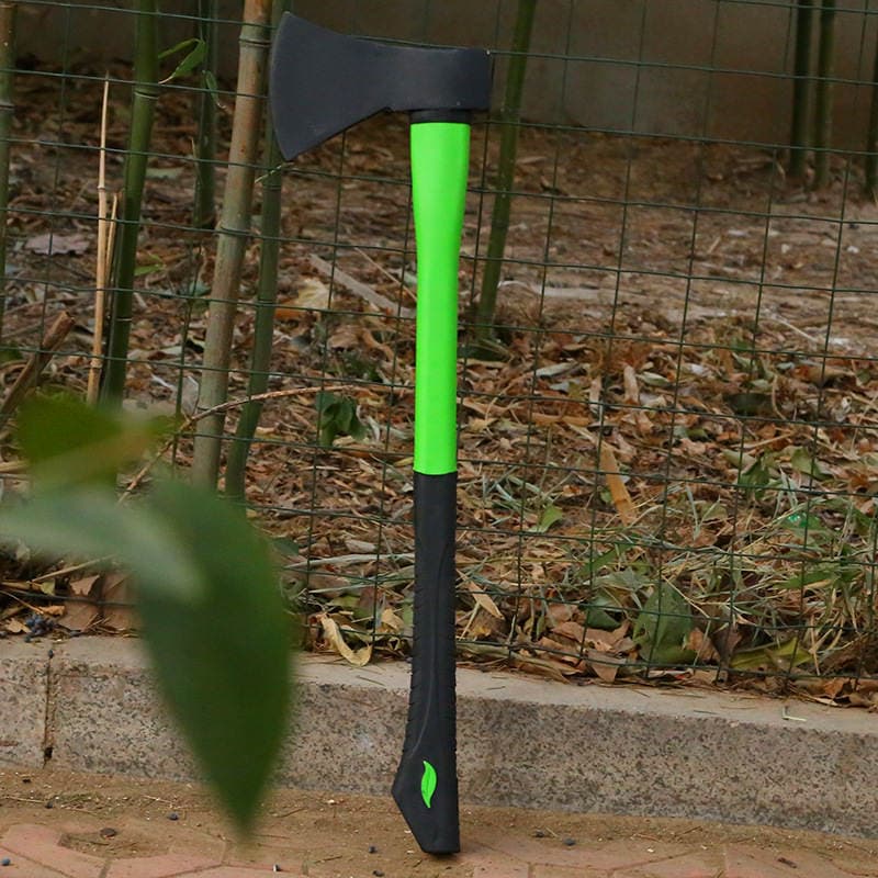 Plastic-coated steel axe fire rescue engineering construction outdoor camping axe woodworking wood splitting logging axe luxuriant tool 2