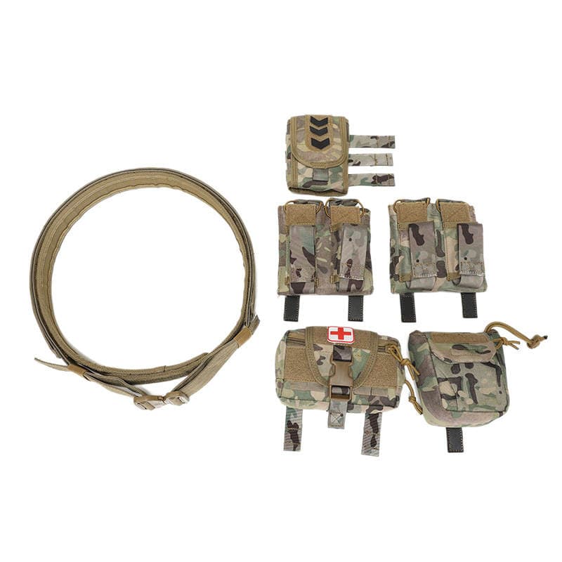 Manufacturer Wholesale Cross-Border New Models of Men's Waist Bags, Tactical Belts, Outdoor Patrol Belts, Accessory Bags, and Accessory Packs 5