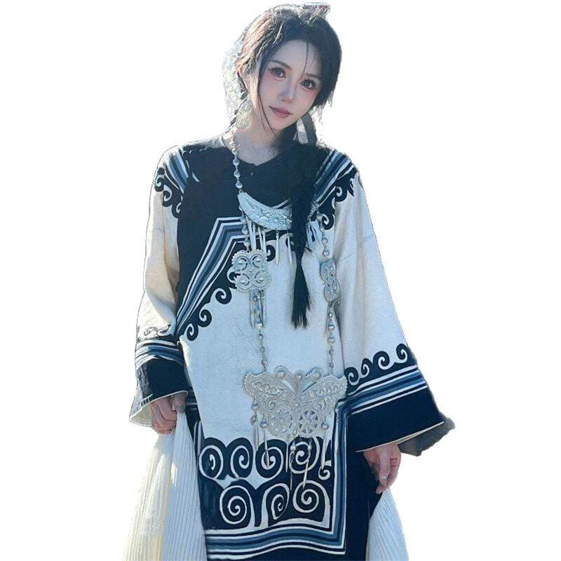 New Yi clothing studio clothing new Chinese style Chinese style girlfriends travel photography traditional minority Photo Clothing 4