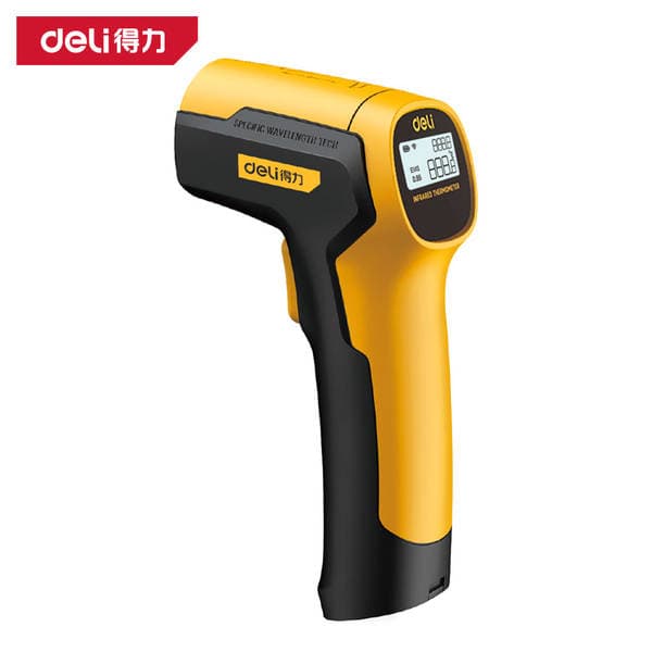 Deli Thermometer Gun Industrial Infrared Thermometer High Oil Thermometer Household Kitchen Water Temperature Detector 333380A