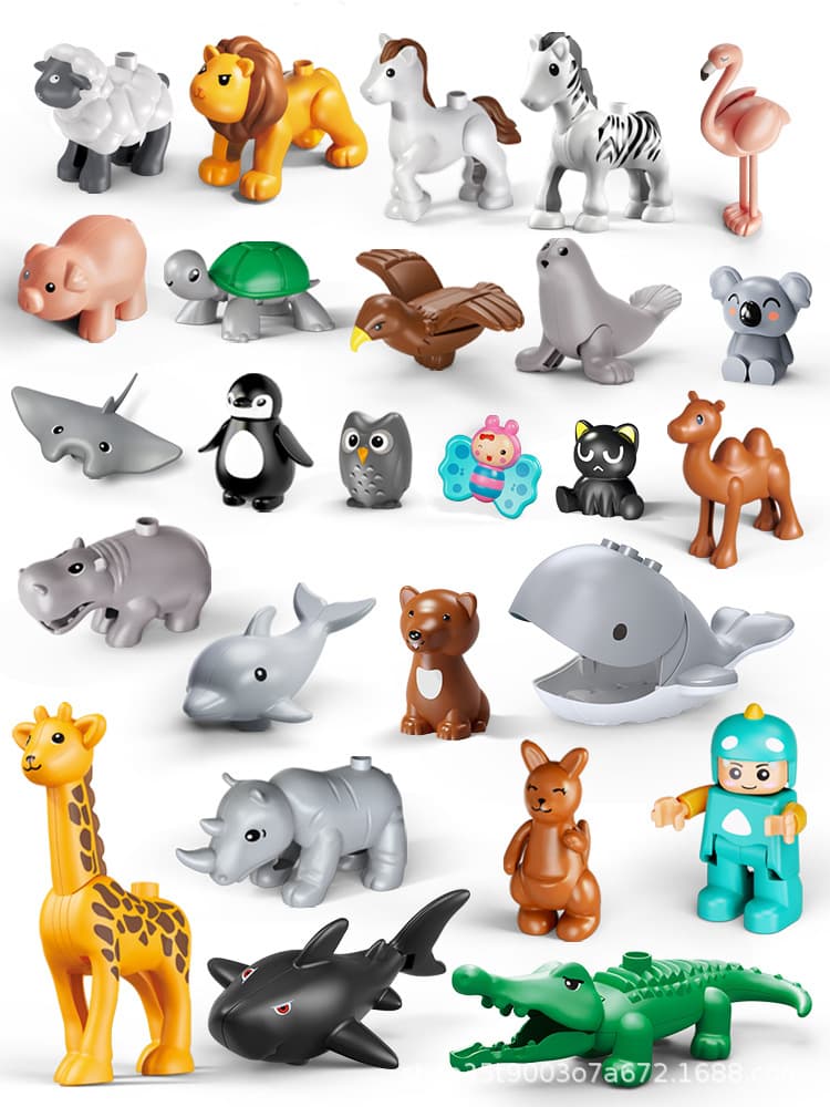 26 particles animal world set (bag)