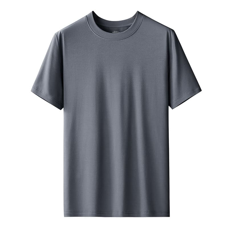 Round neck-iron gray