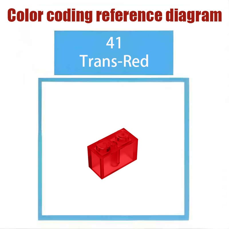 Bright red