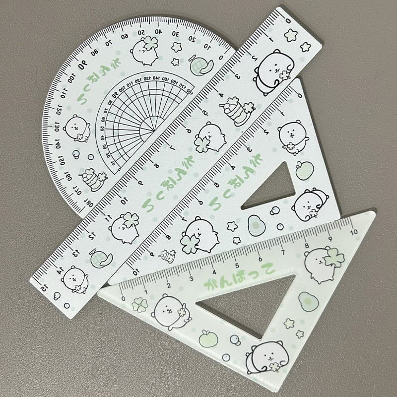 Self-deprecating bear ruler set
