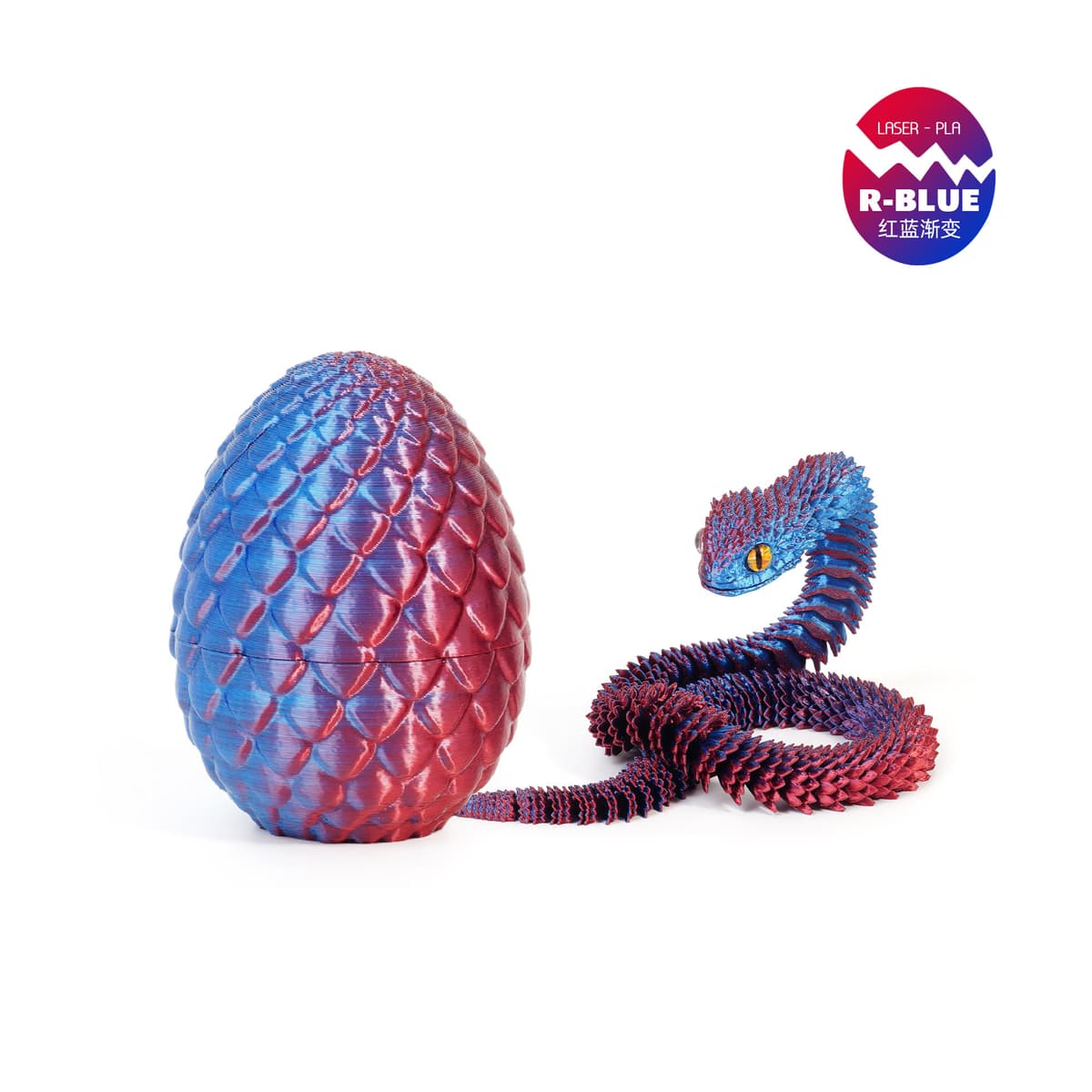 8.5cm dragon egg 30cm viper—laser red and blue