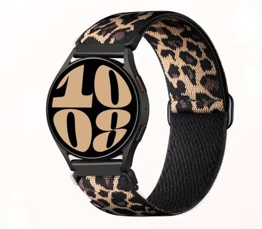 Yellow leopard print