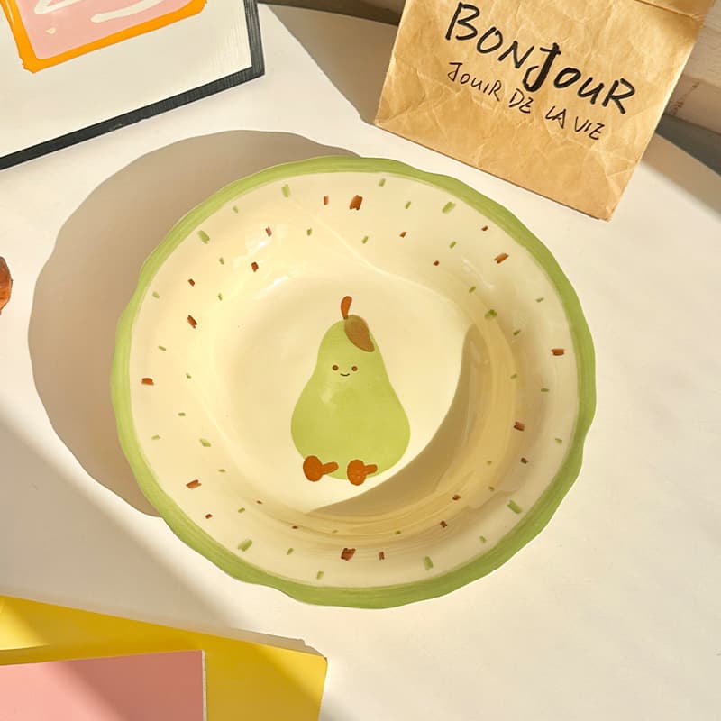 8inch disc-green pear