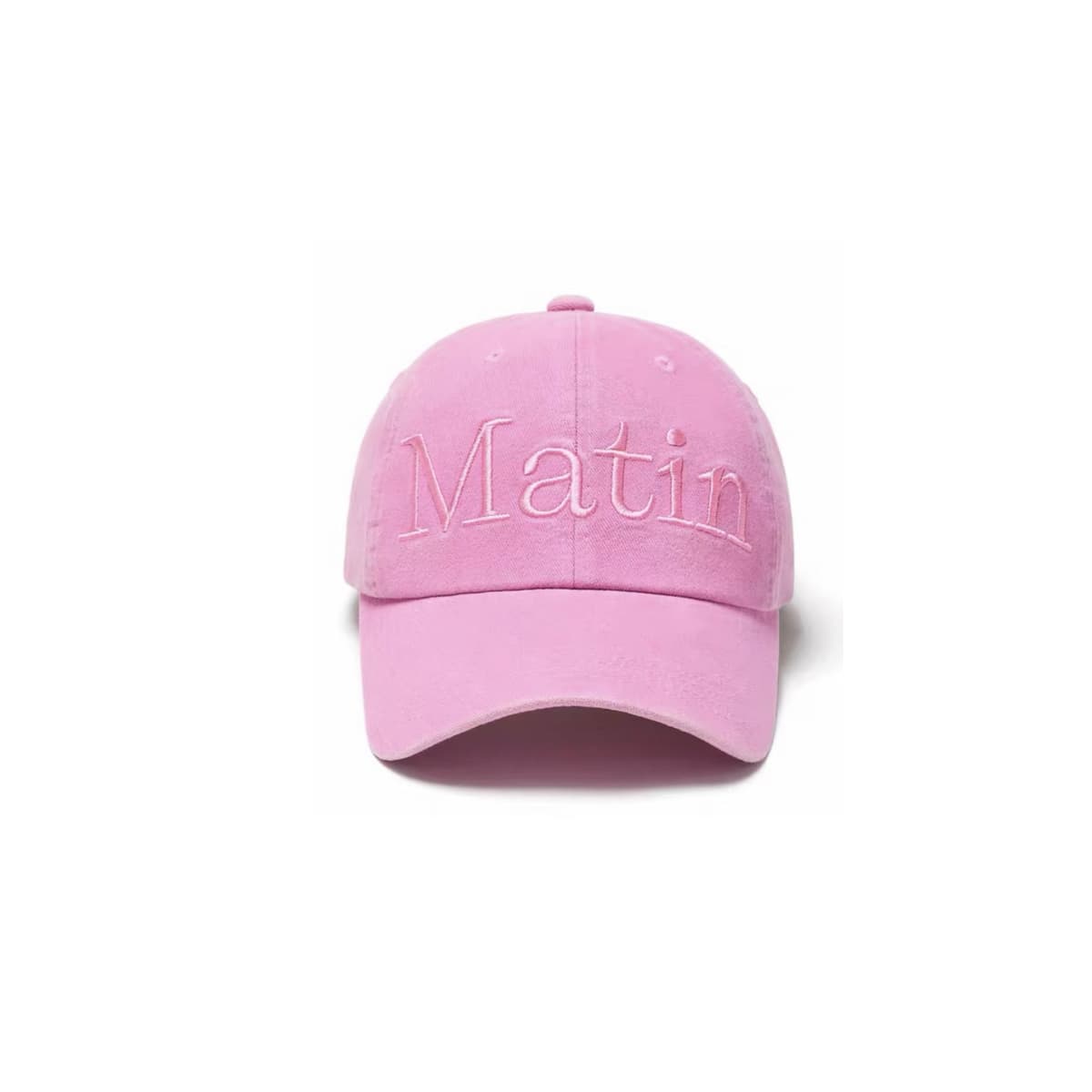 Mk large logo baseball cap pink
