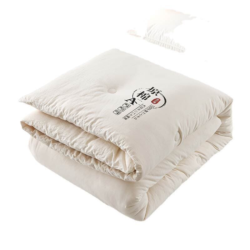Class a Raw Cotton Soy Fiber Quilt Spring & Fall Dormitory Single and Double Quilt Event Gift Quilt Warm and Thickeneded Winter Quilt 5