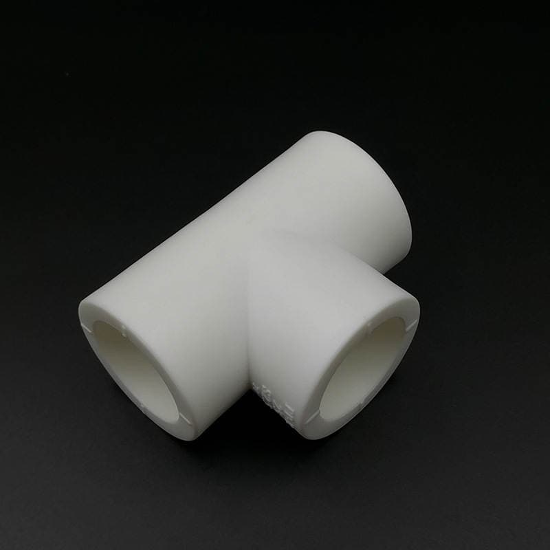 PPR three-way home decoration pipe fittings thickened water supply accessories ppr reducing tee 202532 hot and cold water pipe fittings connector 4