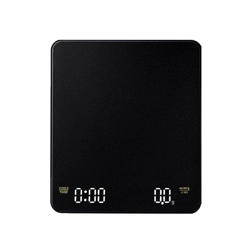 Dəqiq, doldurulan ağıllı qəhvə elektron tərəzisi, taymer və ölçmə funksiyaları ilə 5