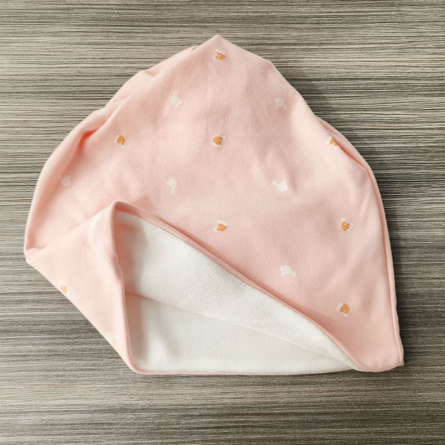 9861 cap orange pile cap (inside fleece-lined)