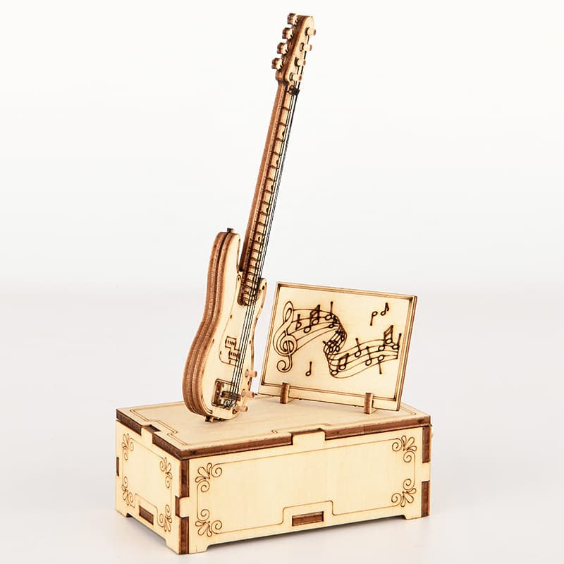 Byh810 electric bass music box - boxed