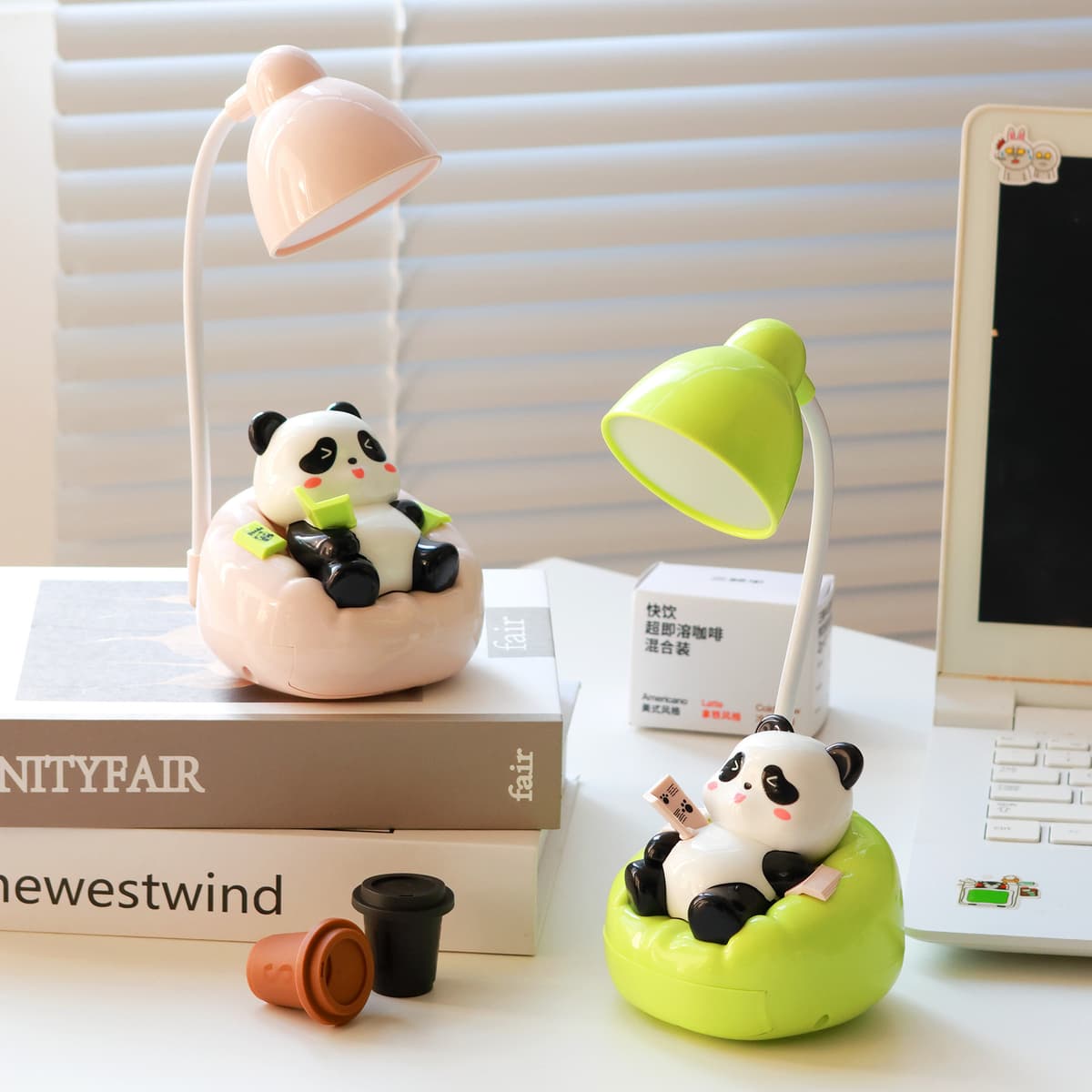 [mixed] kd312 panda small table lamp