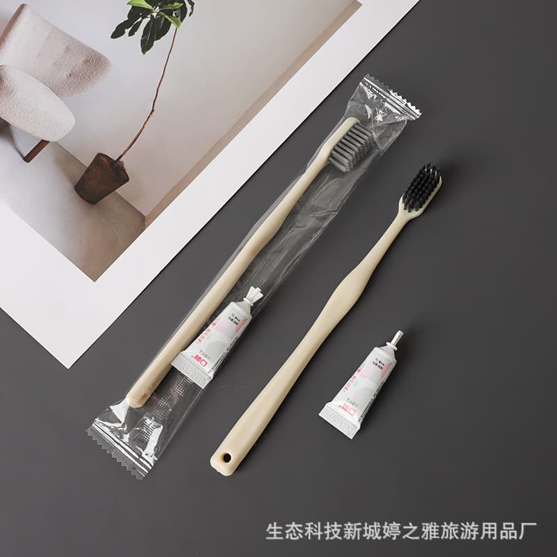 Opp+xiaoman waist toothbrush+[open smile toothpaste]
