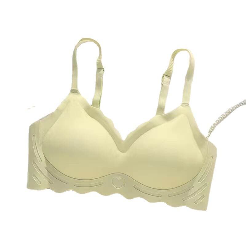 Seamless Underwear Women's Rim-free One-piece Beautiful Back Push-up Bra Girls' Underwear Collecting Paramita Bra Summer Small 5