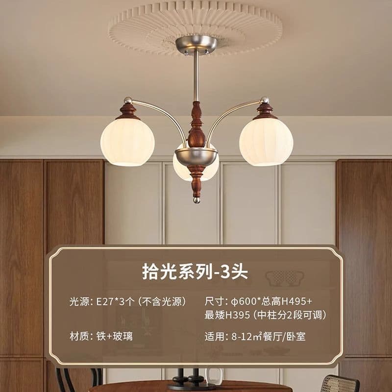 Chinese style-pick up light-3 head chandelier