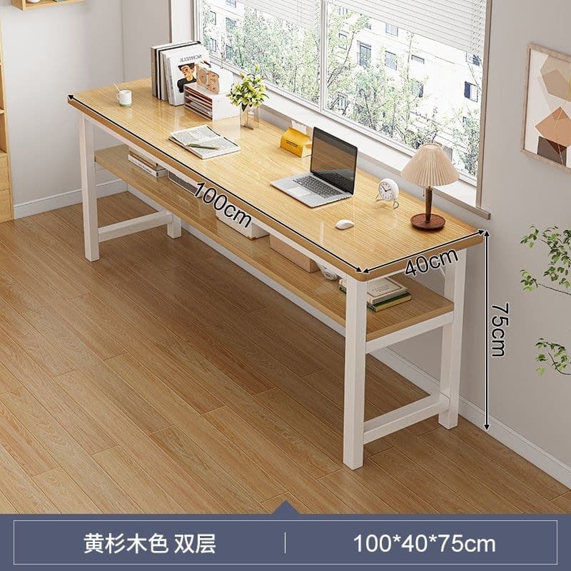 [upgraded and reinforced] 100cm double layer yellow shirt wood color