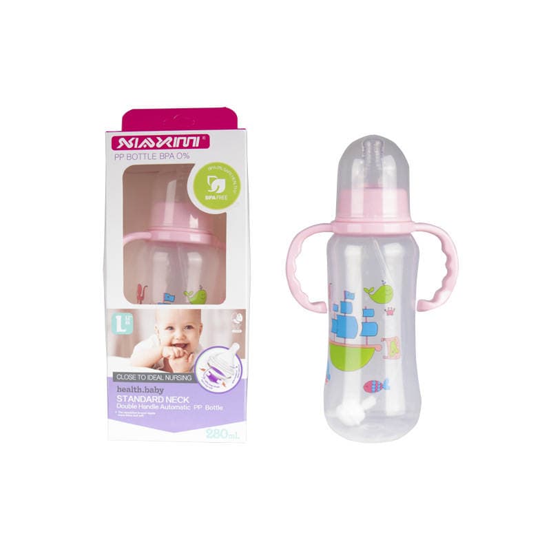 280ml Baby Feeding Plastic Bottle Maternal and Infant Supplies Children Baby Drinking Bottle PP Label Bottle Wholesale 1