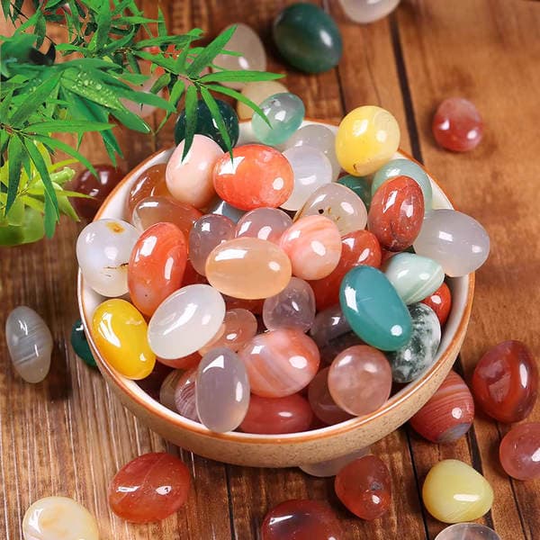 Təbii rəngli çay daşları (Nanjing Yuhua Stone) – akvarium və landşaft dizaynı üçün