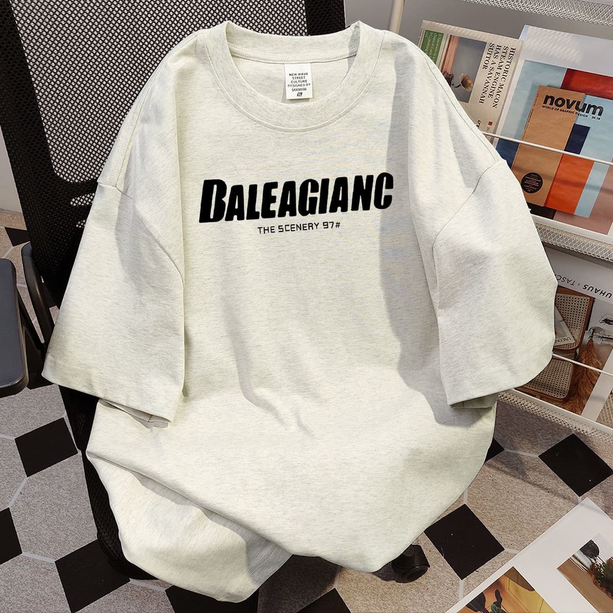 White gray [200g pure cotton]
