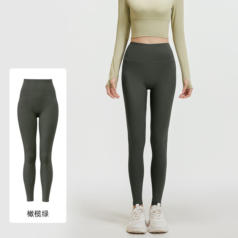 No t-line-olive green