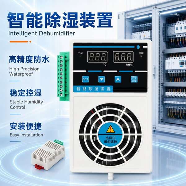 Dehumidification Equipment Product Switch Cabinet Distribution Cabinet Temperature Sensor Electrical Cabinet Humidity and Temperature Controller High-Precision Waterproof