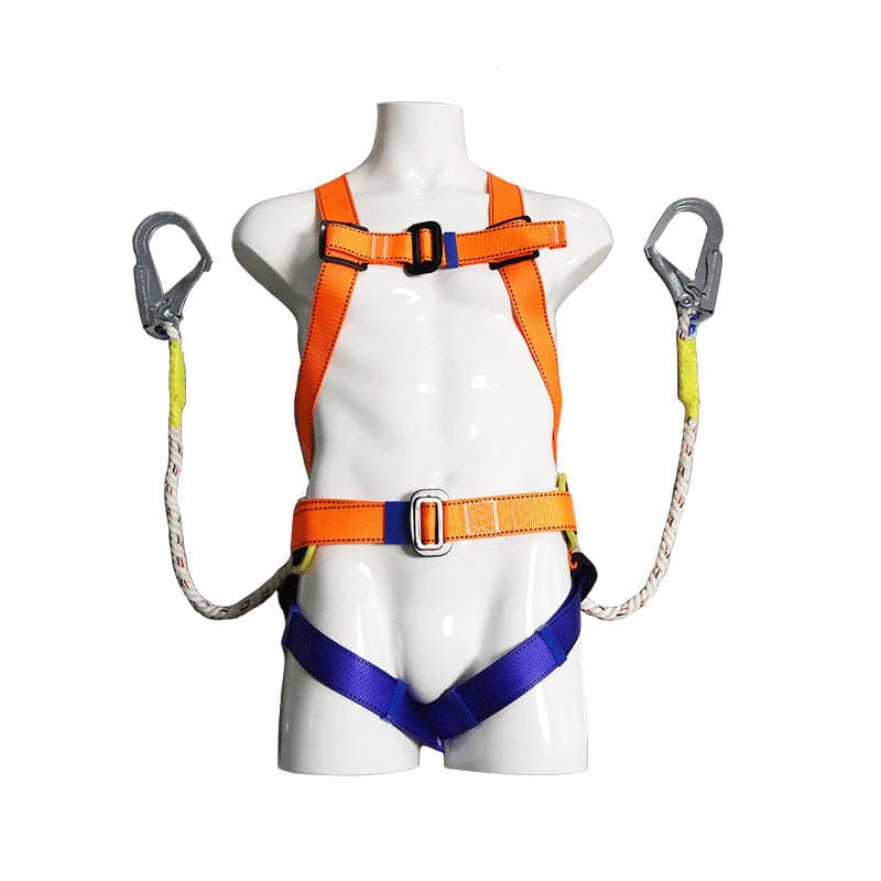 Manufacturer Wholesale European-Style Safety Harness for High-Altitude Work, Full-Body Fall Protection, Electrician Safety Rope, Standard Five-Point Type 5