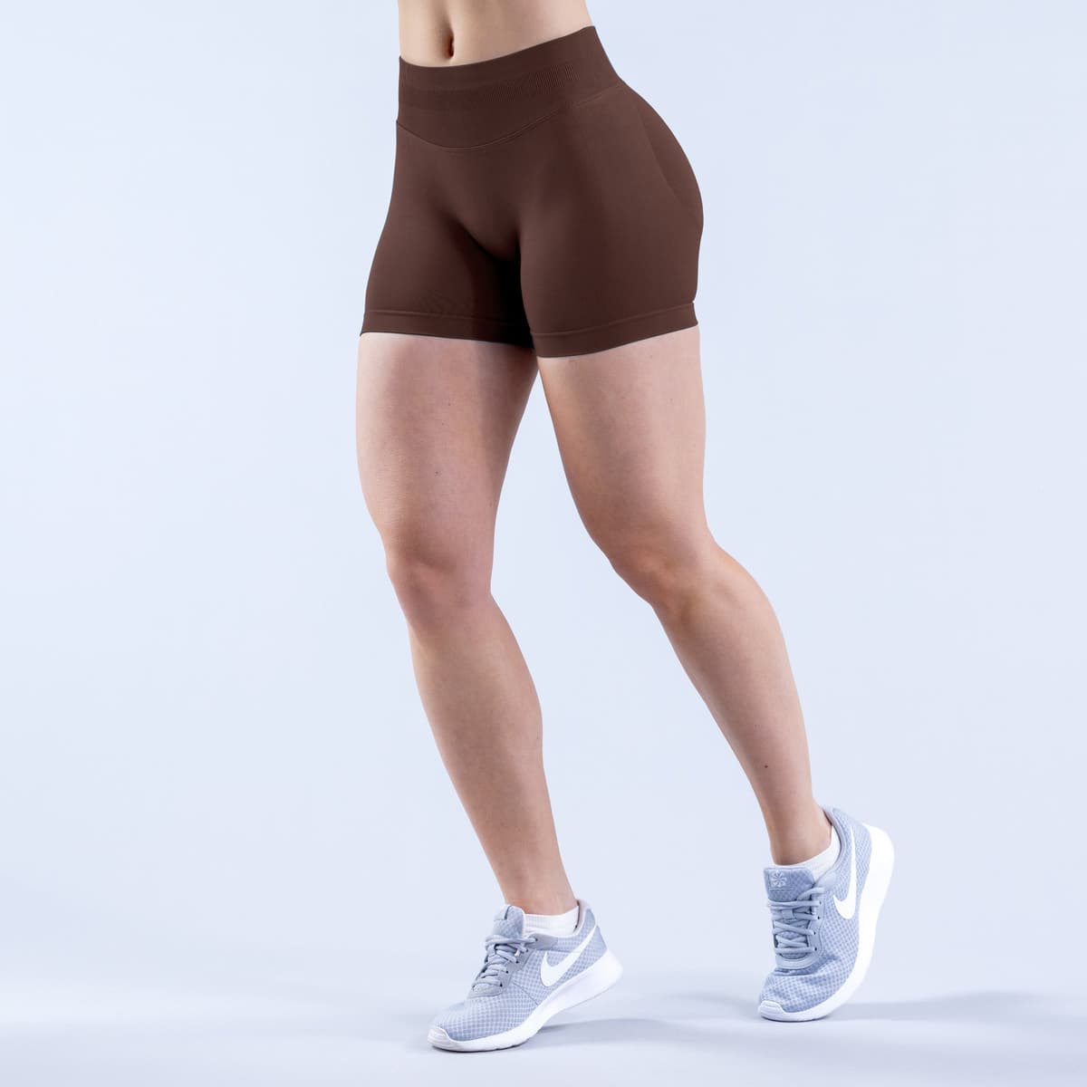 Shorts-dark brown