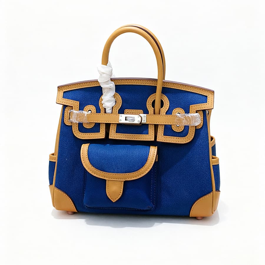 Golden brown/blue