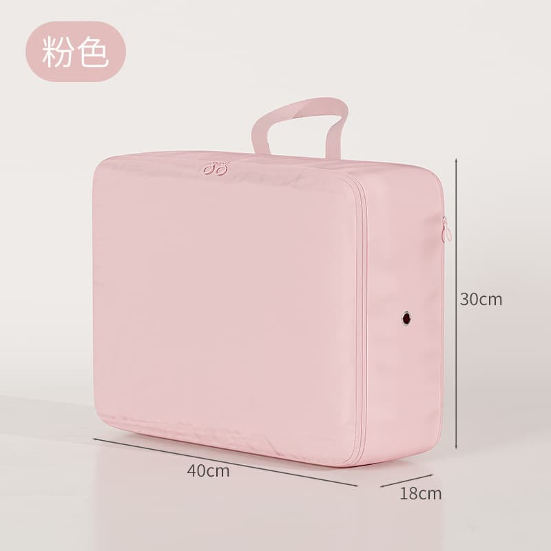 Down jacket storage bag-pink small size