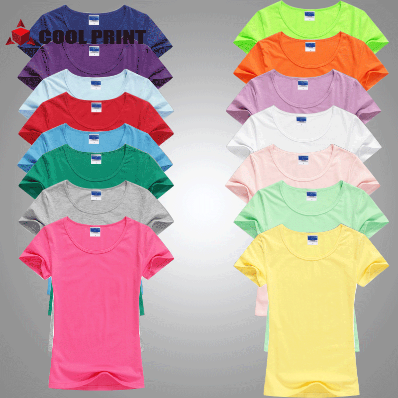 Heat transfer short sleeve round neck solid color T-shirt DIY printing blank raglan short sleeve group clothing advertising cultural shirt 1