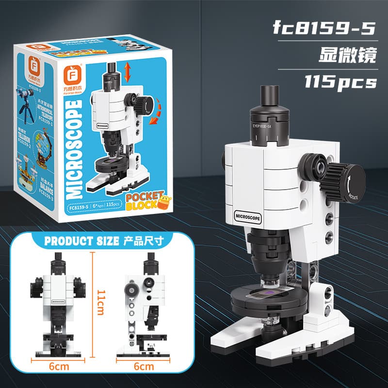 Microscope (fangcheng 8159-5) gears can be linked