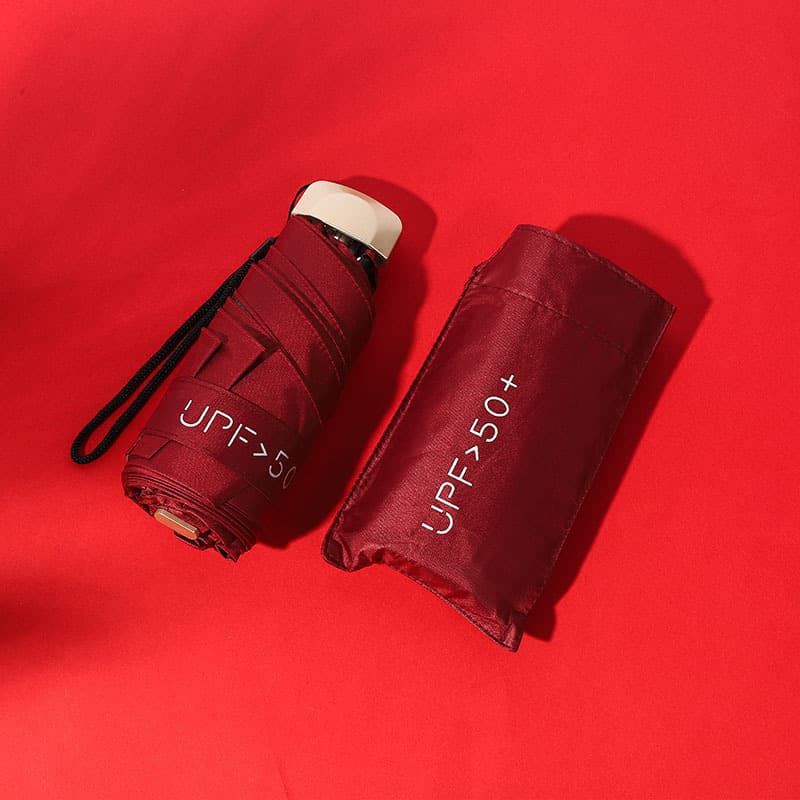 Flat 50% off umbrella-burgundy