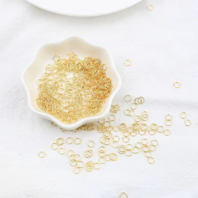 P18#Gold open ring [0.7x5mm]