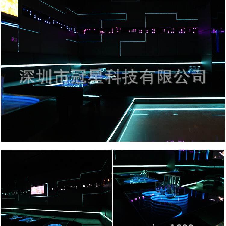 1CM wide 1 m long EL Cold Light Bar light source production advertising backlight hair piece night lighting Cold Light advertising film 4