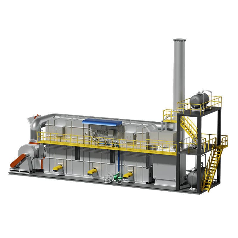 Industrial waste gas treatment equipment vocs chemical spray paint flue gas deodorization complete set of environmental protection equipment package EIA installation 5