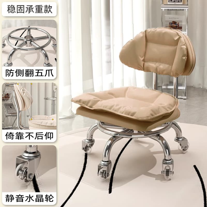 Electroplated five claws: xiaoyunduo light coffee [with] silent crystal wheel
