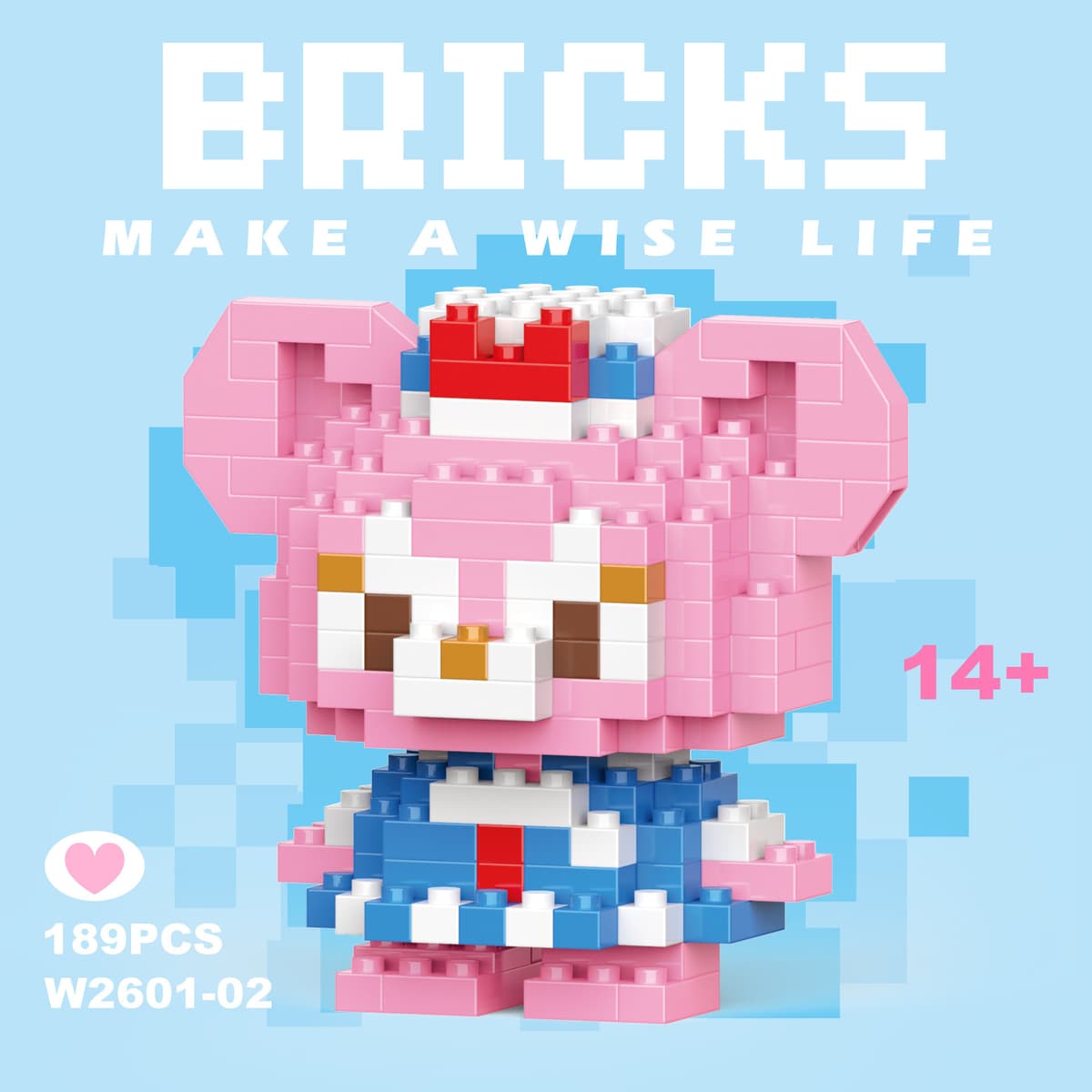 02 mini rose bear