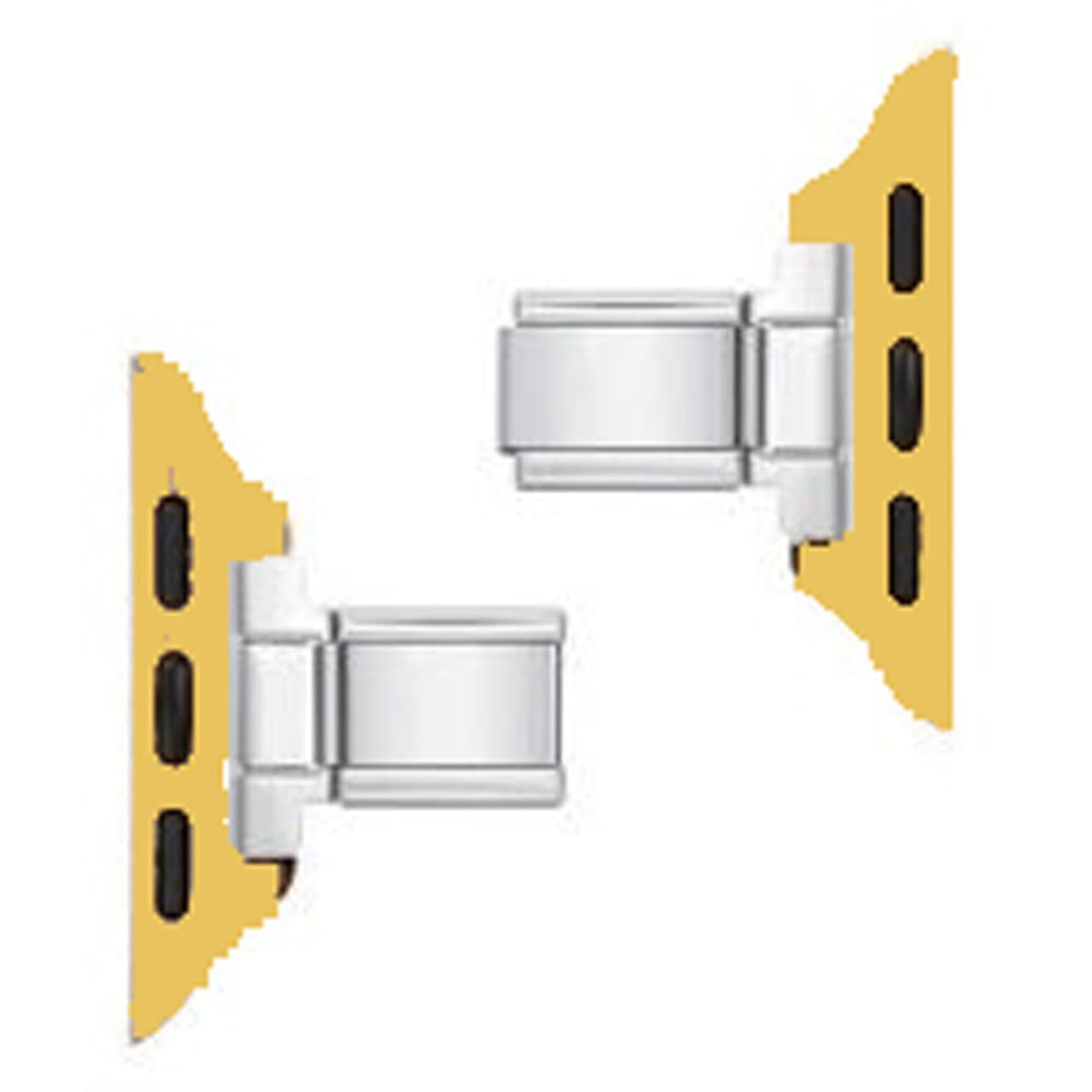 Apple small (pair of gold)