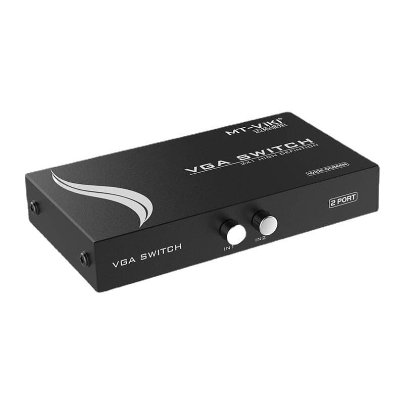 Maituo dual-port VGA switch, two inputs and one output, for display screen video bidirectional switching, 2 inputs 1 output 15-2CF 5