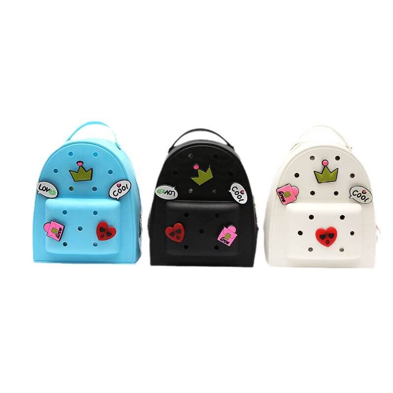 New silicone foreign trade cartoon cute stamp shoulder bag wholesale ladies bucket backpack factory direct sales 5