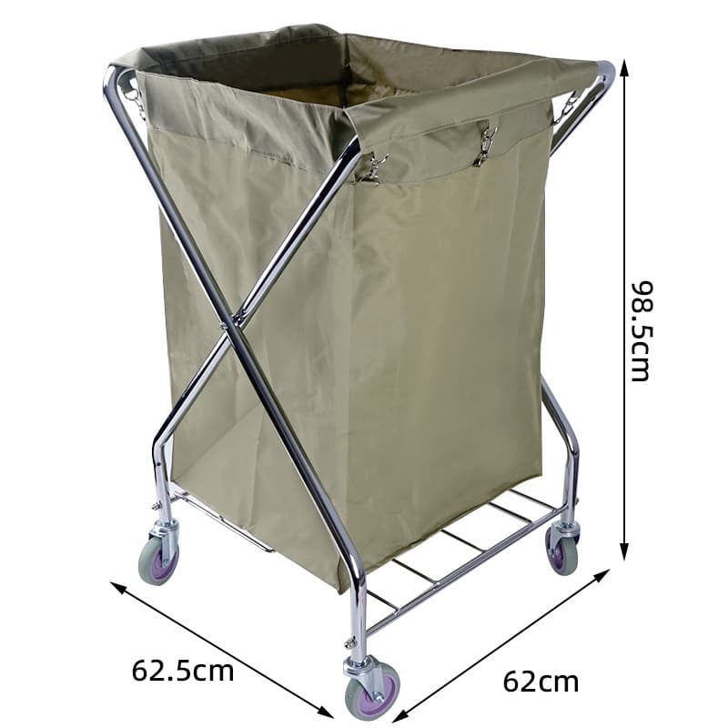 X-shaped linen cart