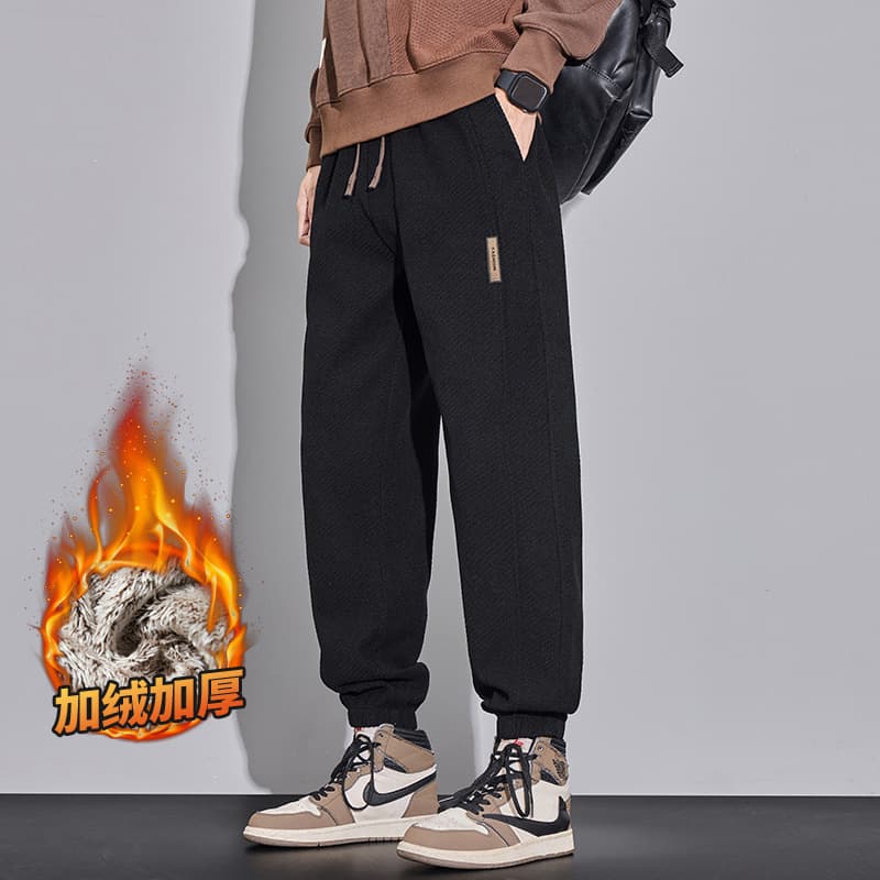 Black fleece-lined