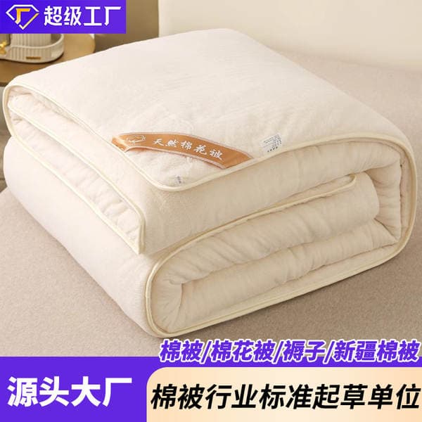 Xuzhou Yunjin Xinjiang Cotton Quilt Pure Cotton Quilt Cotton Batting Quilt Winter Quilt All-Cotton Quilt Core Bedding Mattress Pad Quilt