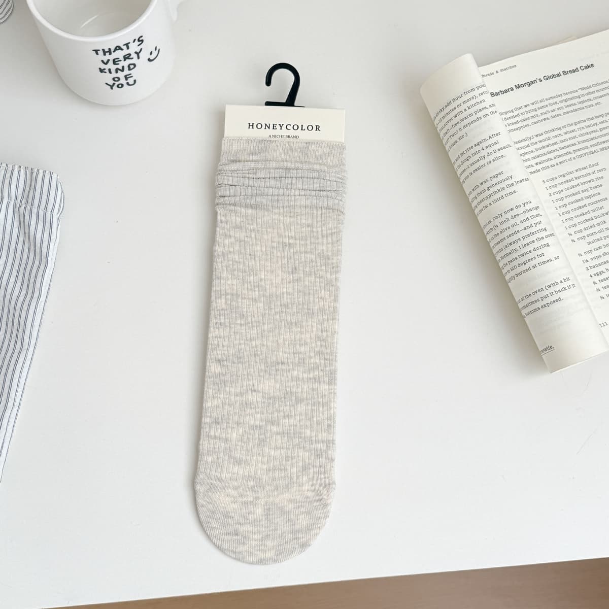 Jn【6029】pile of socks——mi gray