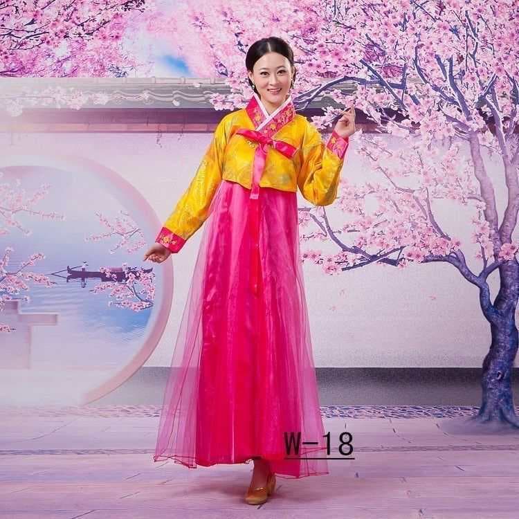 Women's yellow + red dae jang geum