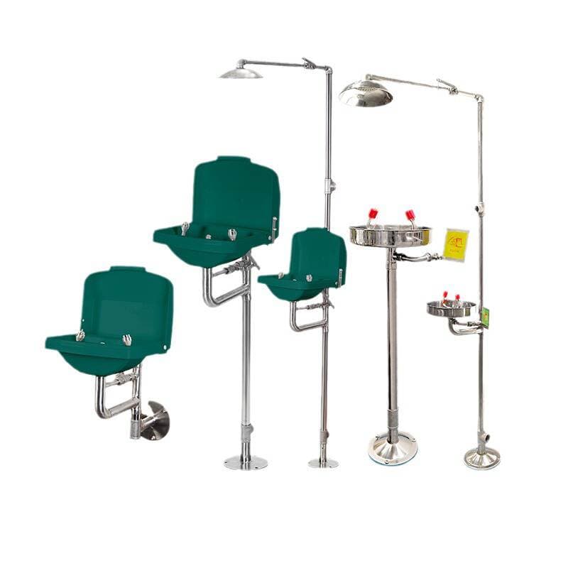Factory Wholesale Eagle Beast Brand 304 Stainless Steel Eyewash Spray Compound Wall-Mounted Floor-Standing Eyewash Device Factory Inspection Eyewash 5