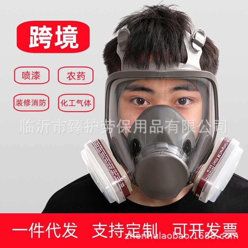 Gas Mask Spray Paint Dust Chemical Pesticide Decoration Polishing 6800 Same Style Mask Fire Cross-Border Dropshipping 2